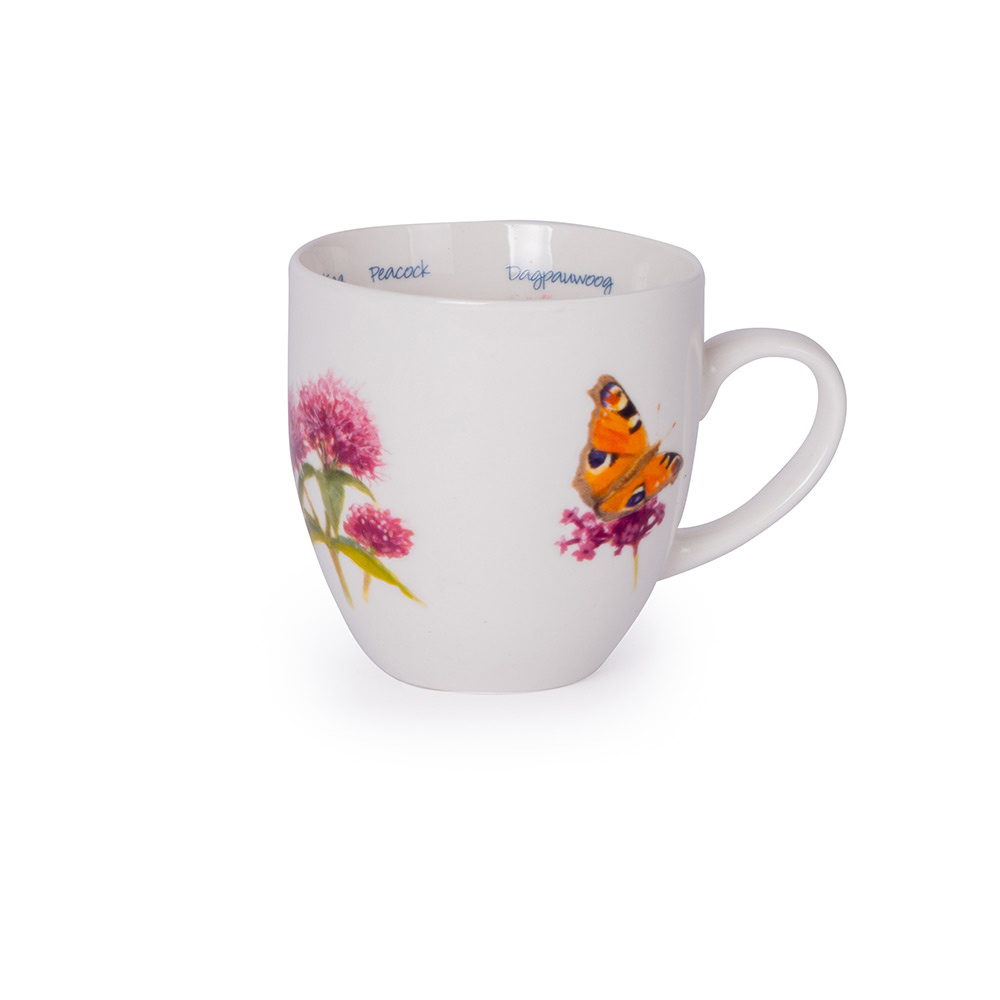 Peacock Butterfly Mug by Elwin van der Kolk