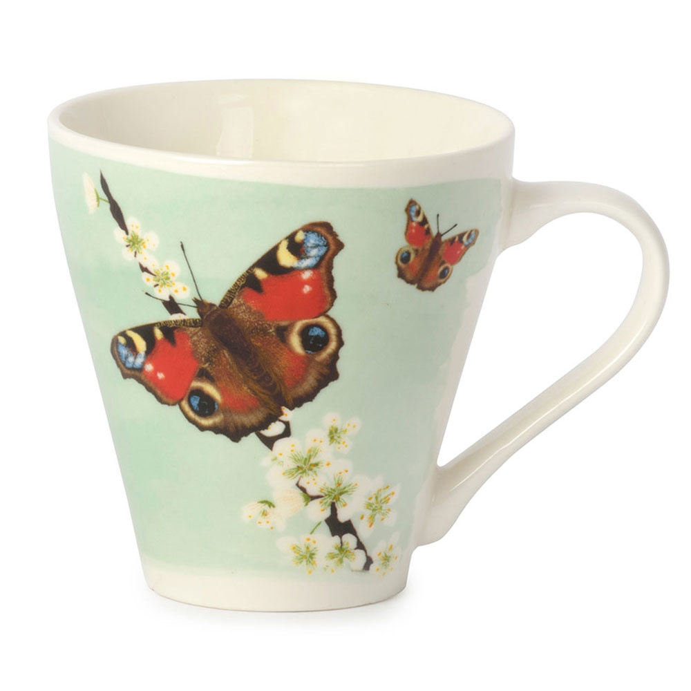 Peacock Butterfly Mug by Myrte