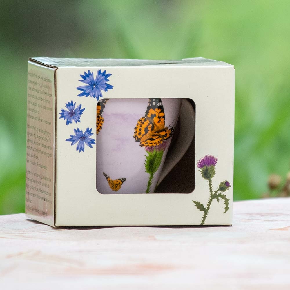 Painted Lady Butterfly Mug by Myrte