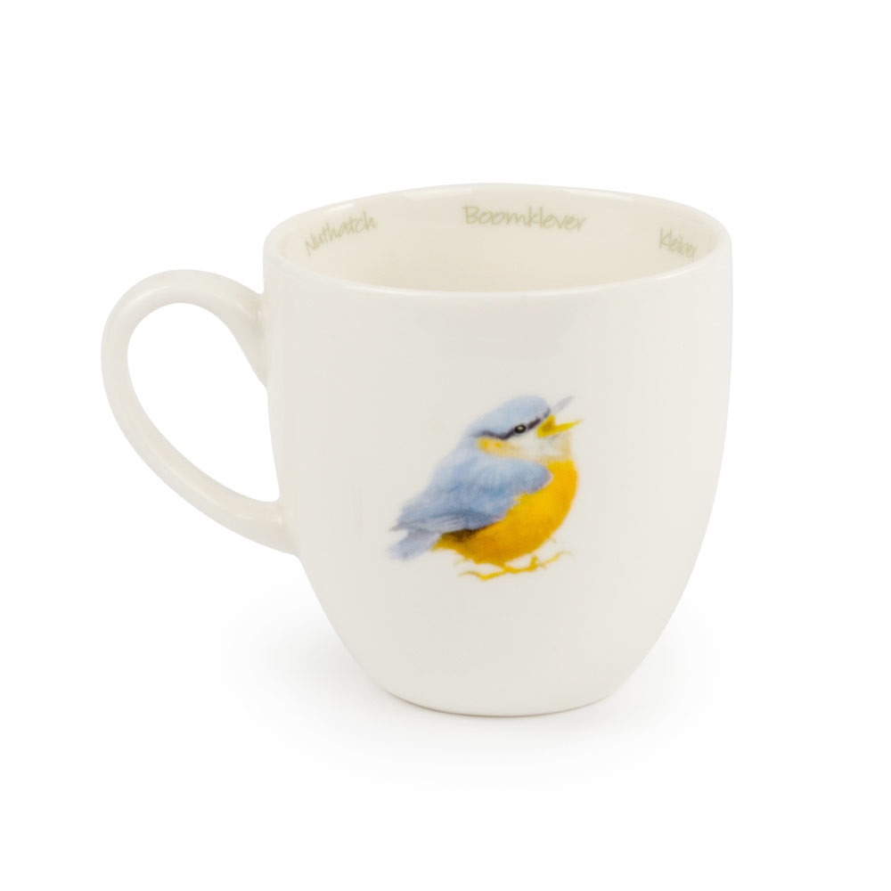 Nuthatch Mug by Elwin van der Kolk