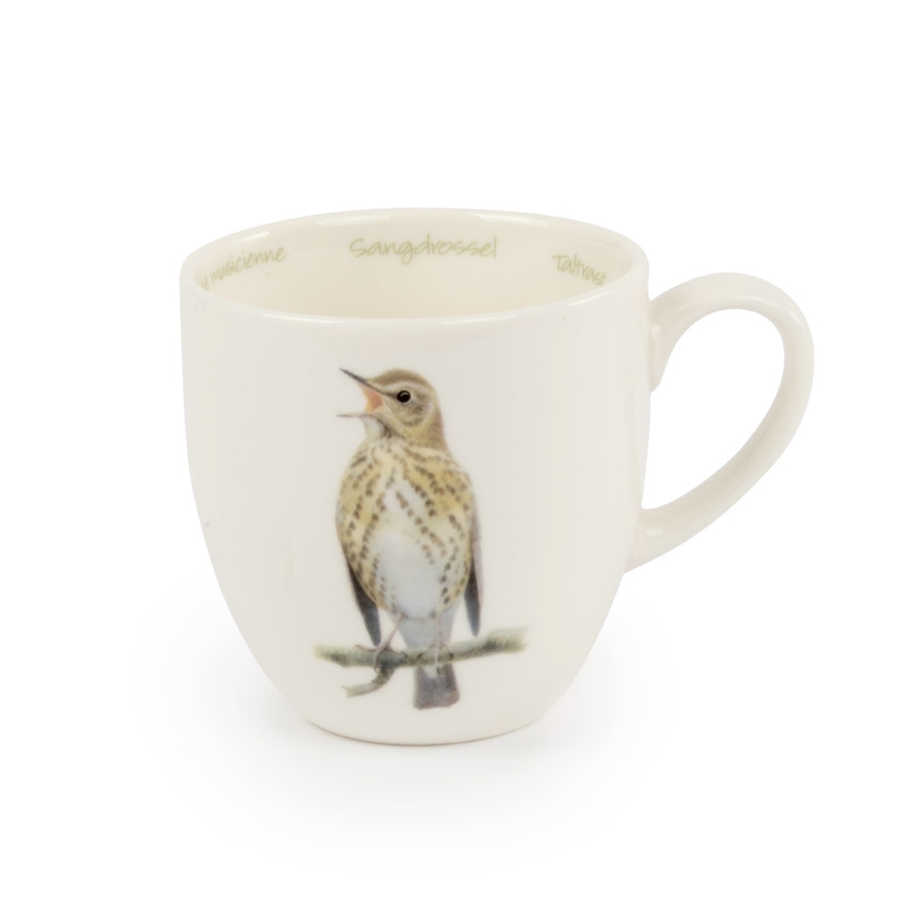 Song Thrush Mug by Elwin van der Kolk