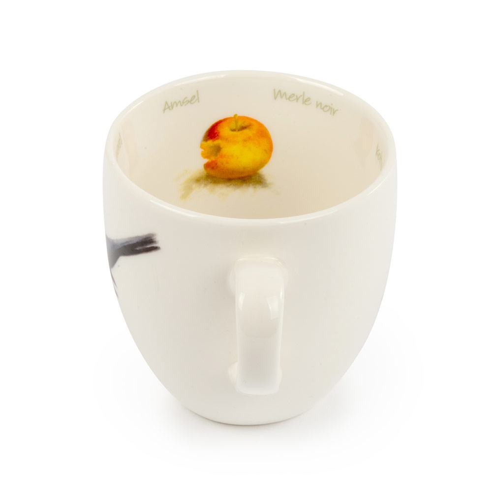 Blackbird Mug by Elwin van der Kolk