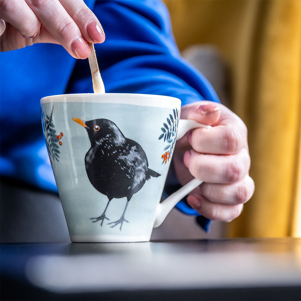 Blackbird Mug by Myrte