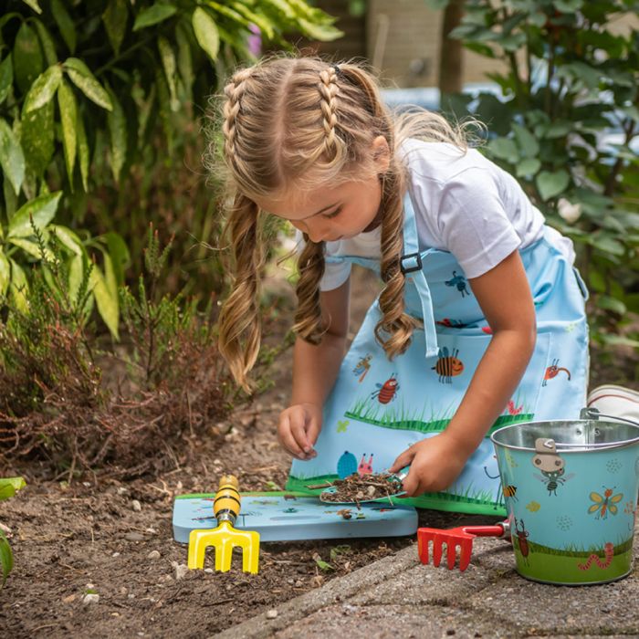 Gartenset für Kinder, dreiteilig, Insektenmotive