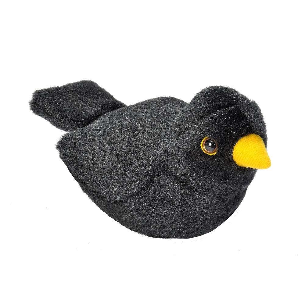 Kuscheltier mit Vogelgeräuschen – Amsel