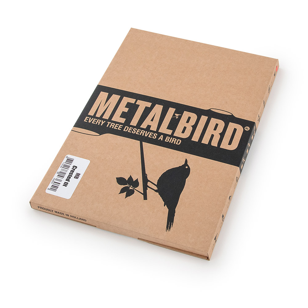 Metalbird Haubenmeise aus Metall