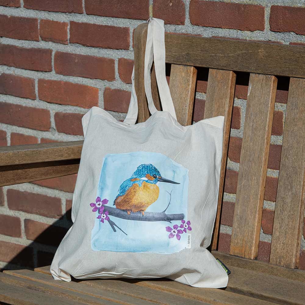 Myrte Kingfisher Cotton Bag 