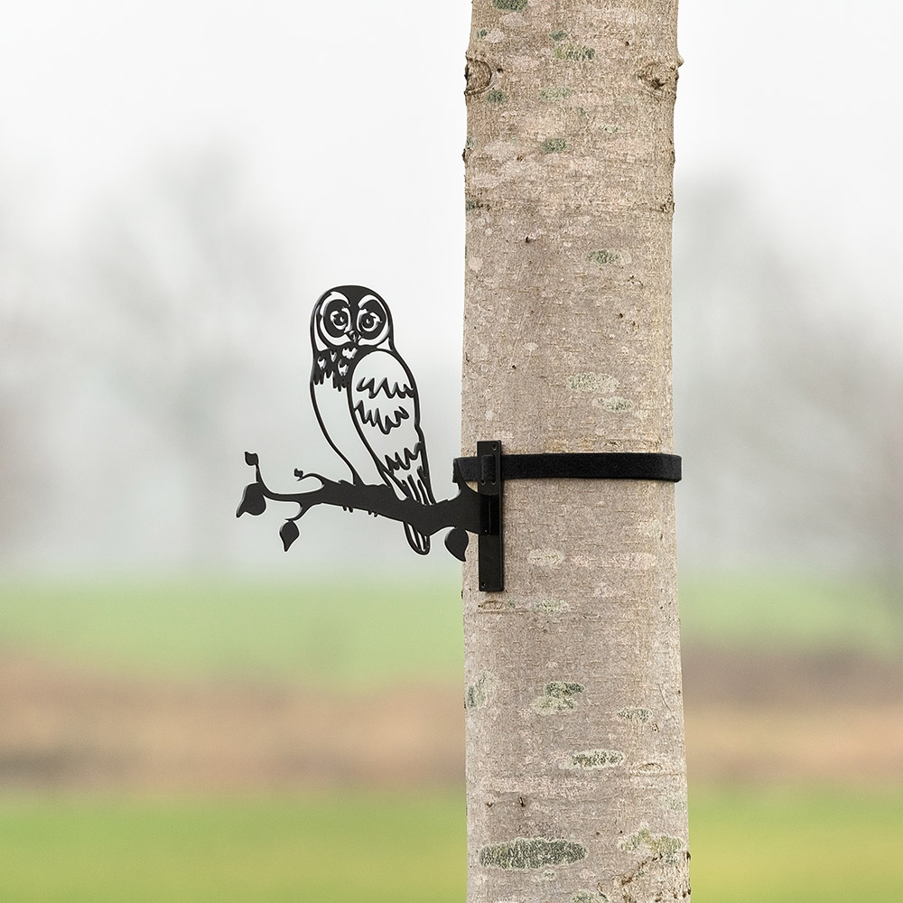 Metal Silhouette - Tawny Owl