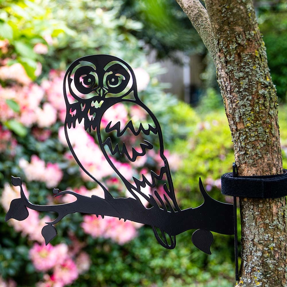 Metal Silhouette - Tawny Owl