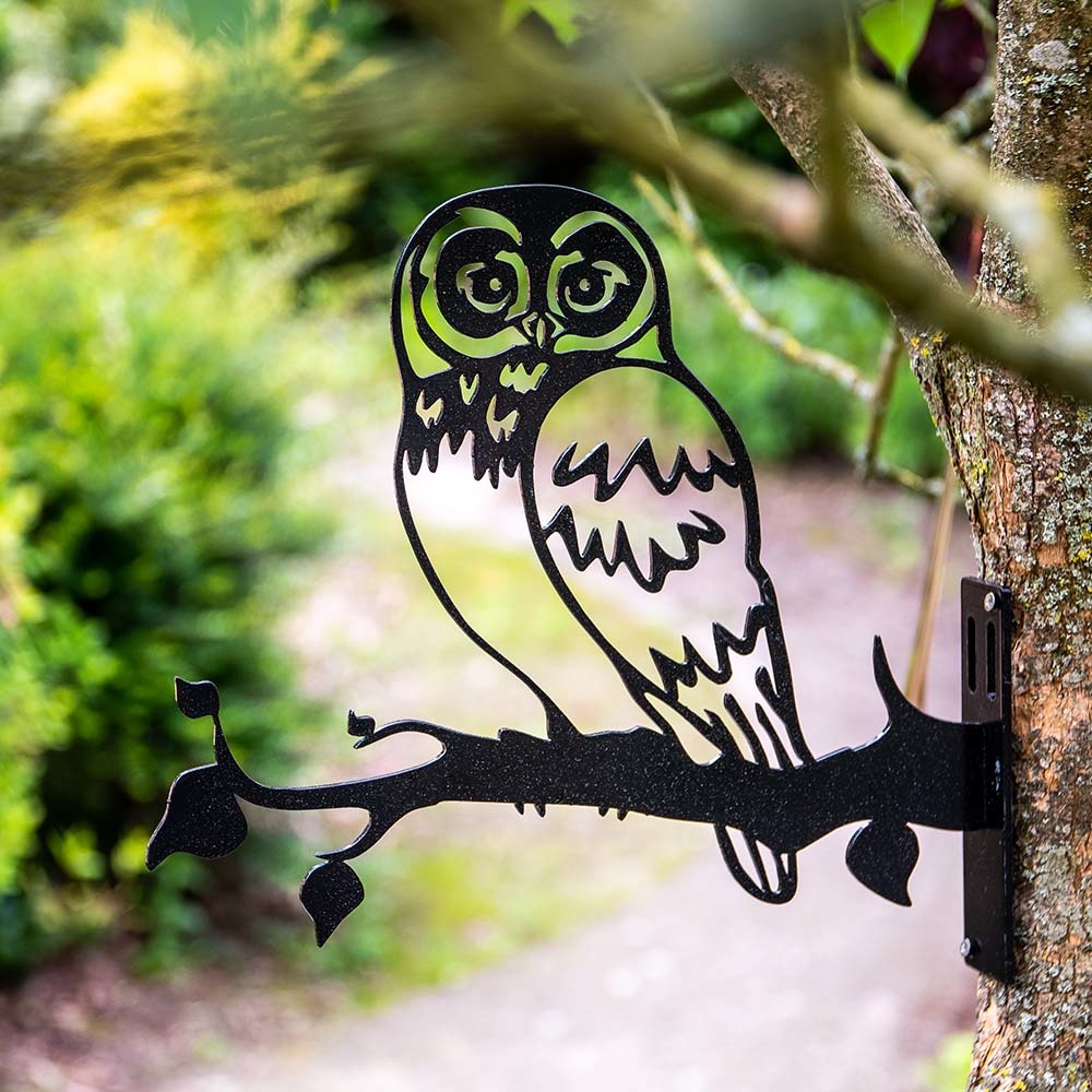 Metal Silhouette - Tawny Owl