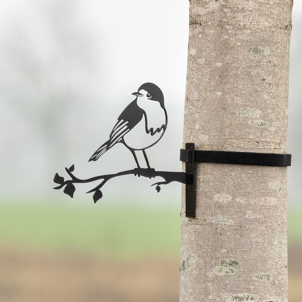 Metal Silhouette – Roodborst