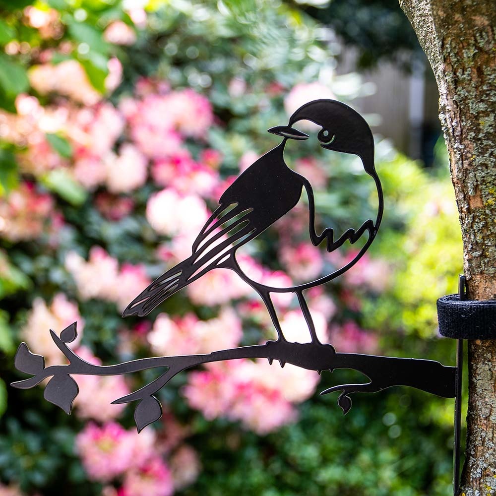 Metal Silhouette – Roodborst