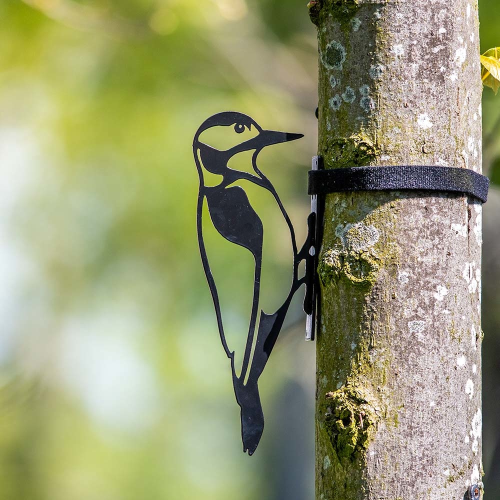 Metal Silhouette - Great Spotted Woodpecker