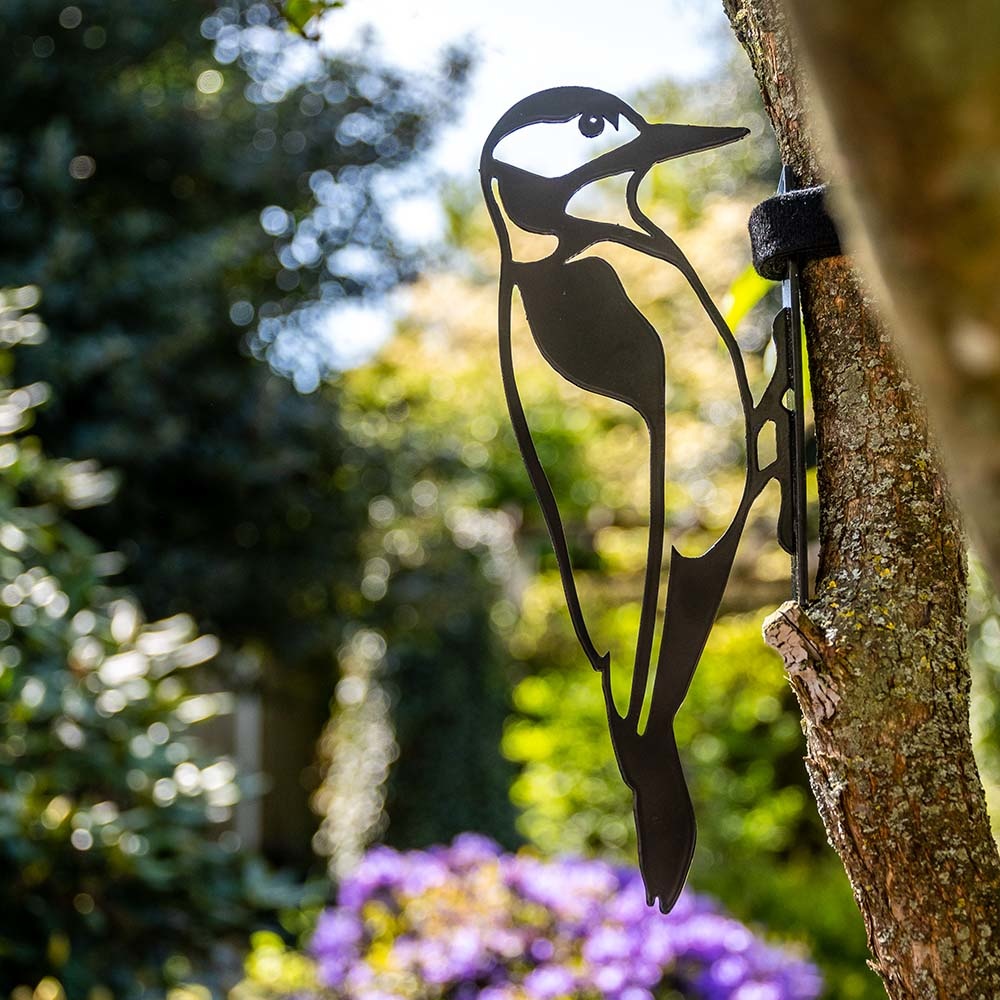 Metal Silhouette - Great Spotted Woodpecker