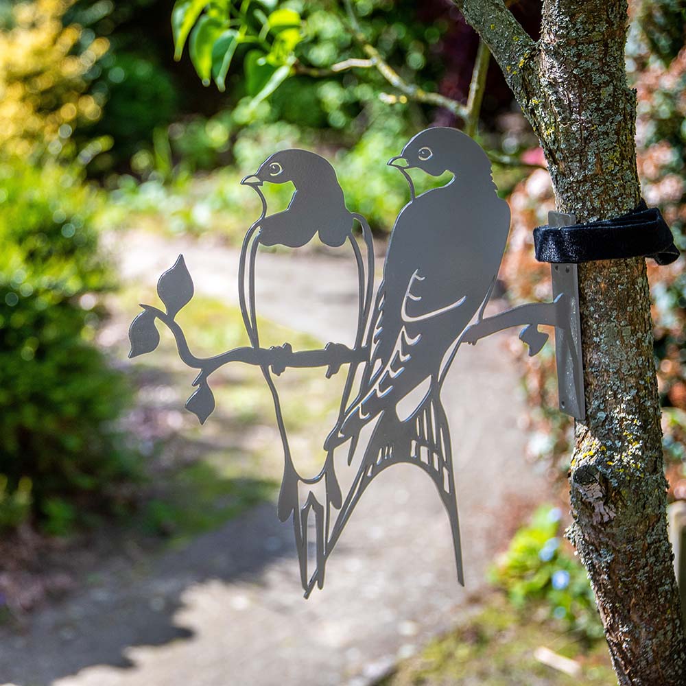 Metallsilhouette - Rauchschwalbe
