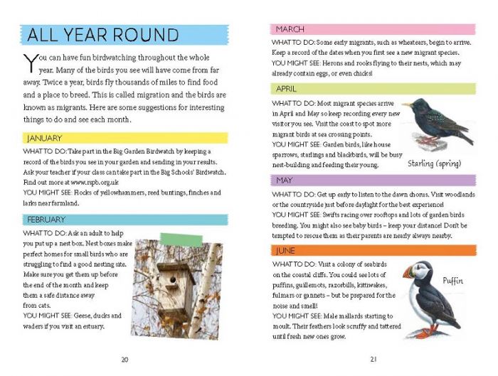 National Trust Out and about Bird Spotter Book