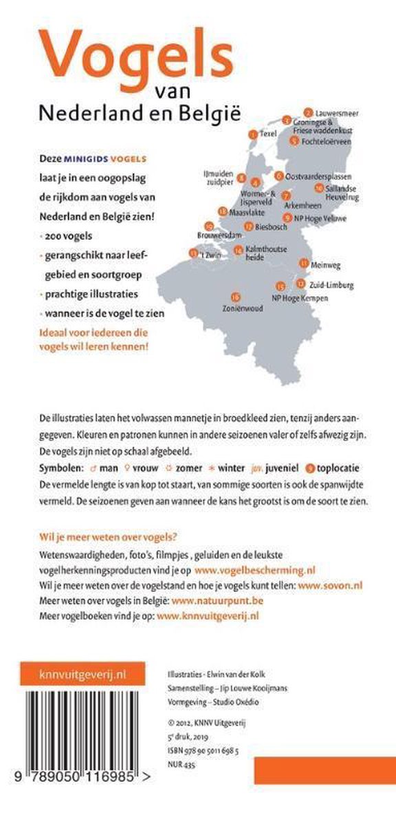 Minigids Vogels van Nederland en België