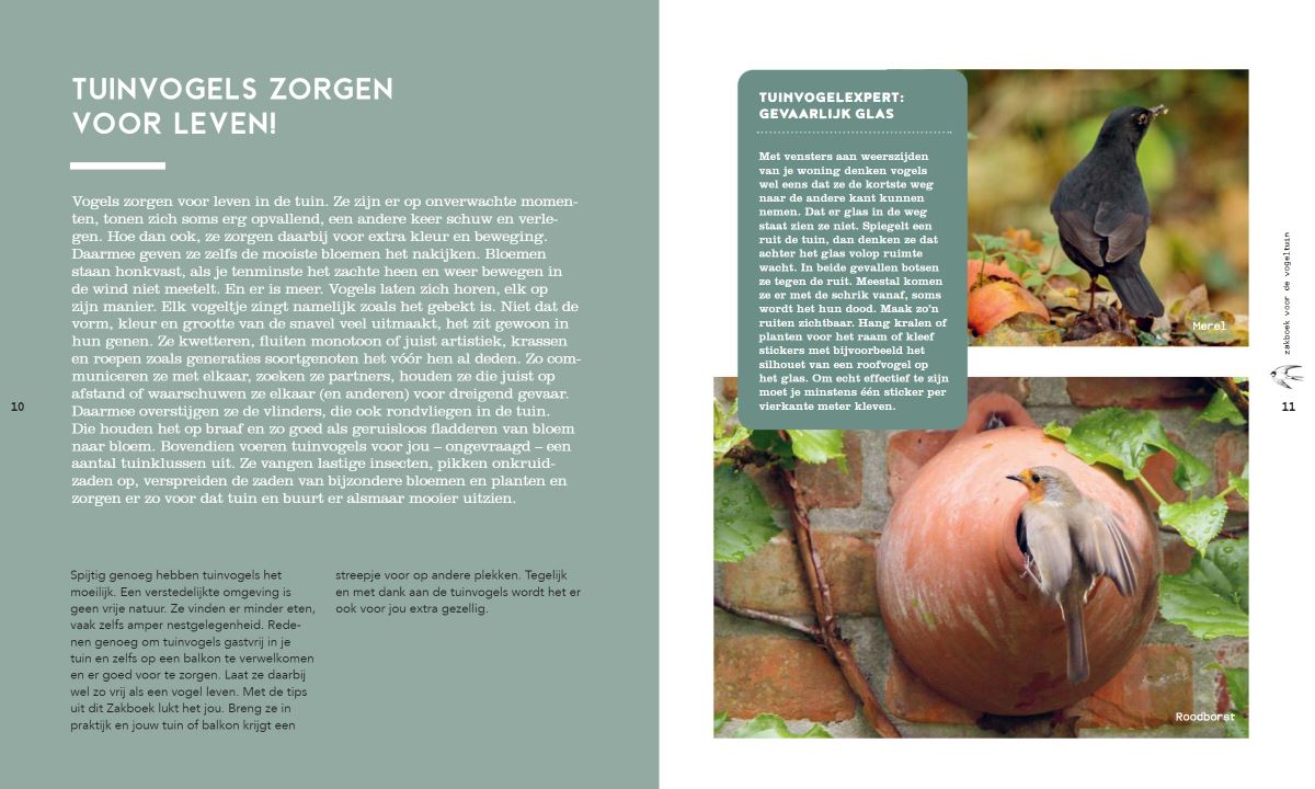 Zakboek voor de vogeltuin