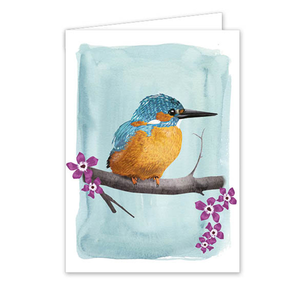 Myrte Kingfisher Card