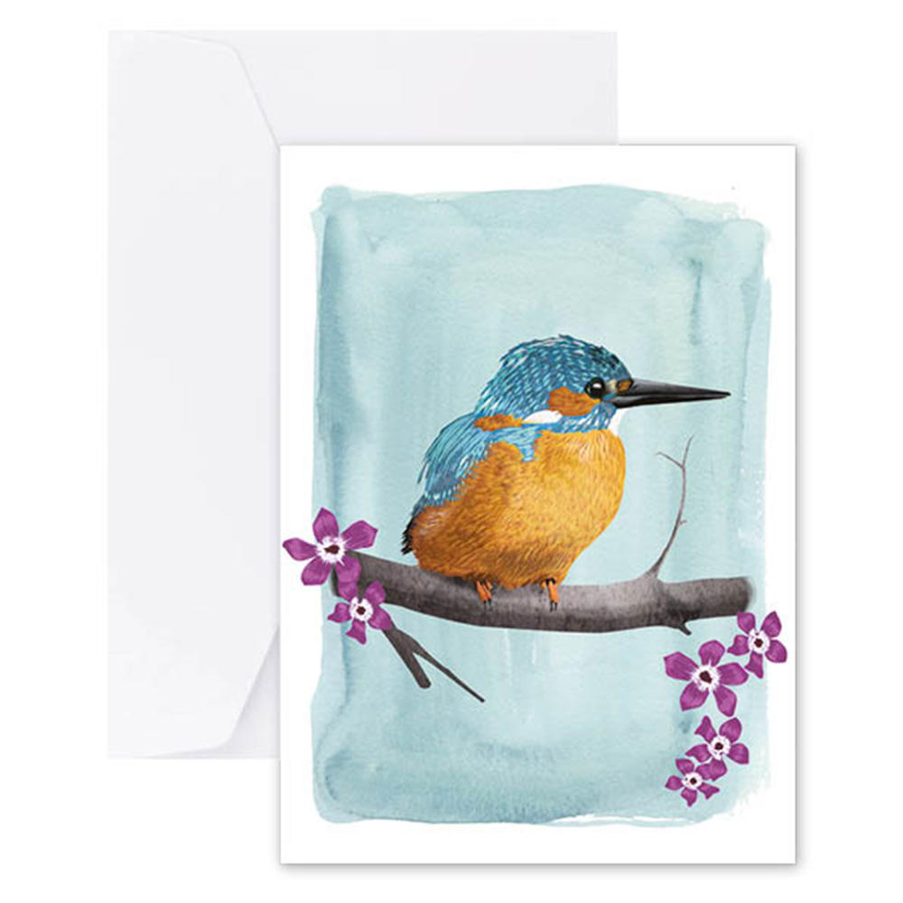 Myrte Kingfisher Card