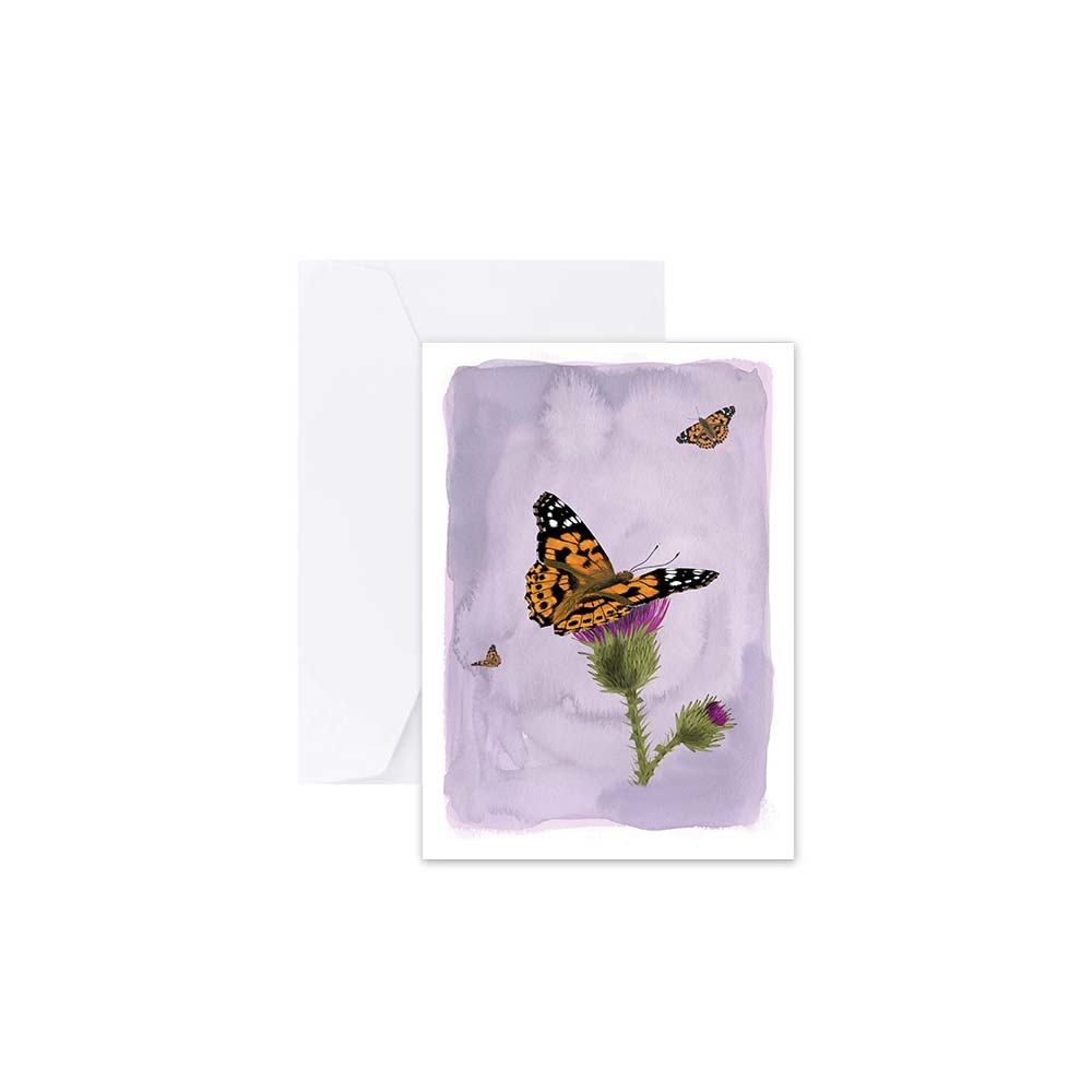 Myrte Painted Lady Butterfly Card