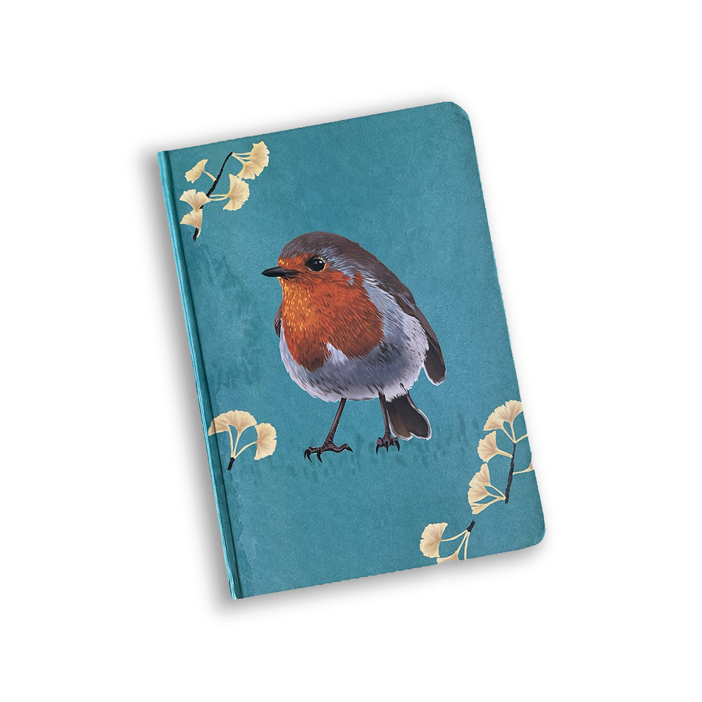 Rotkehlchen Notizbuch