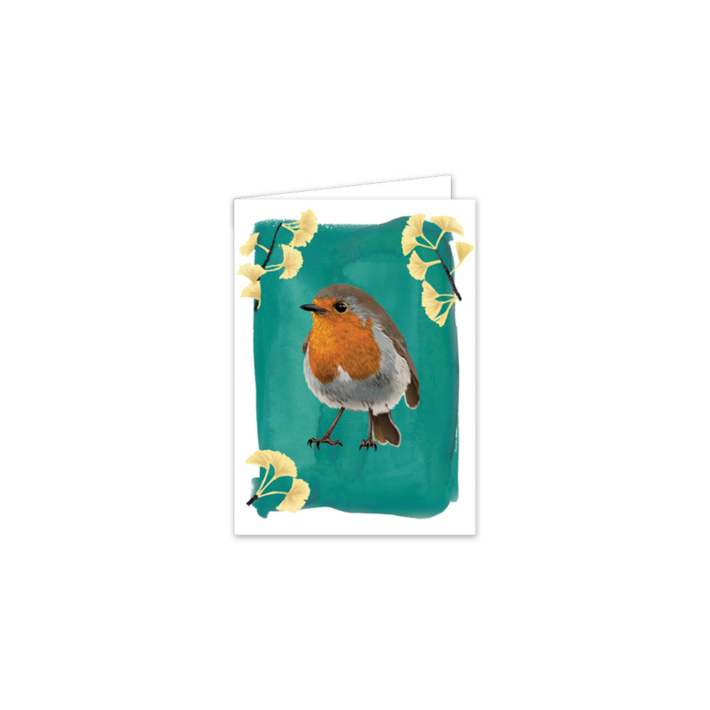 Myrte Robin Greeting Card