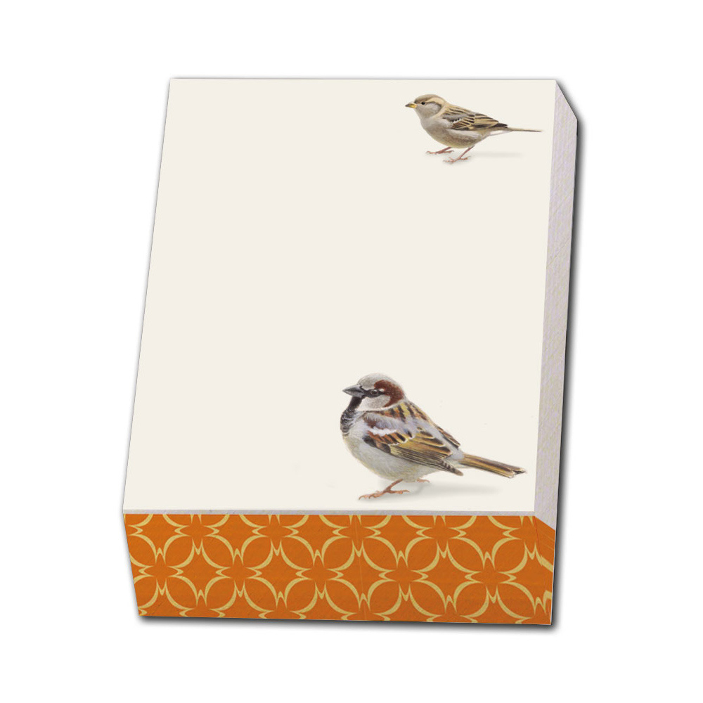 Sparrow Notepad by Elwin van der Kolk   