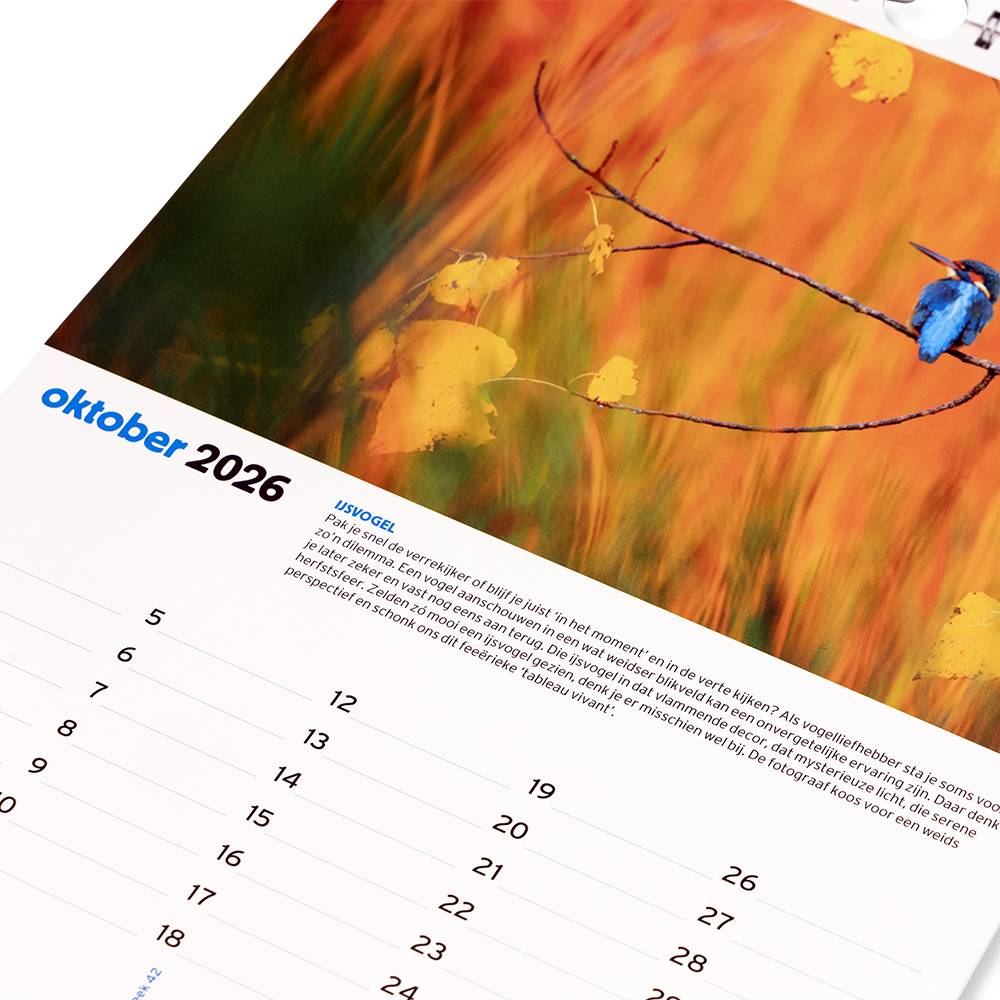 Vogelbescherming Kalender 2026
