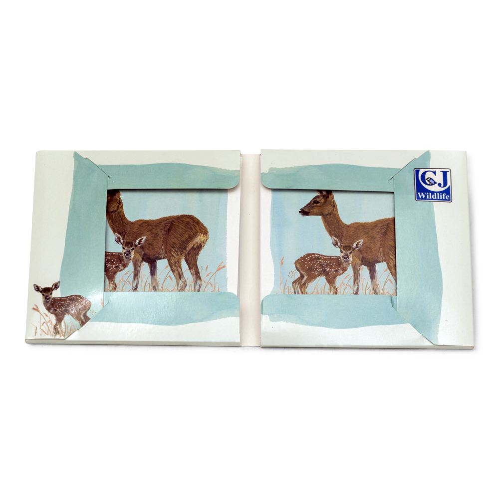 Sélection de cartes de voeux des animaux de la forêt Myrte - 2 x 5 choix