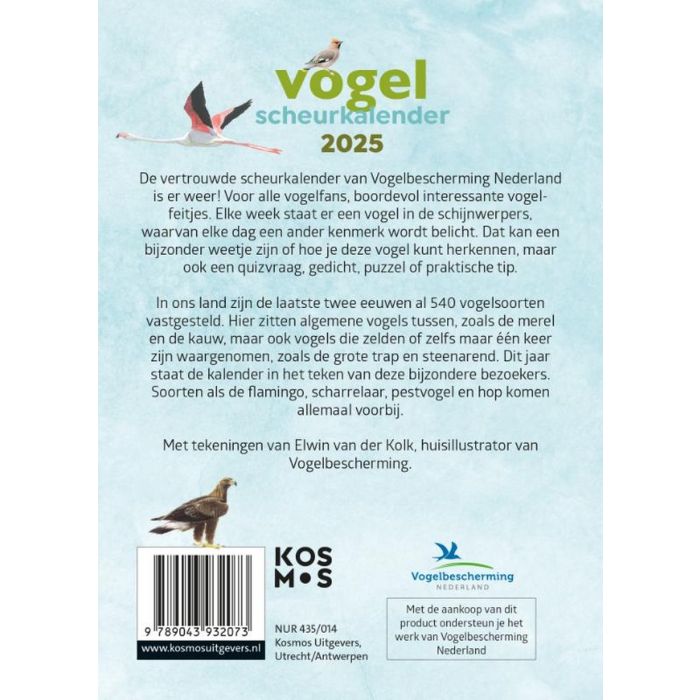 Vogelscheurkalender 2025