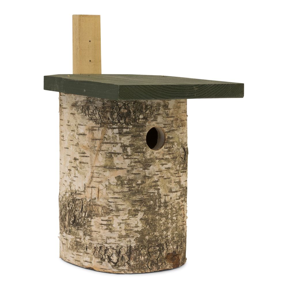 National Trust 28mm Nest Box Birch Log