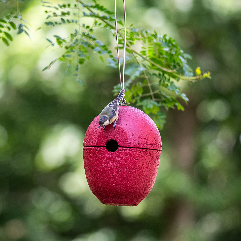 WoodStone® Malaga 32mm Hanging Nest Box (Red)