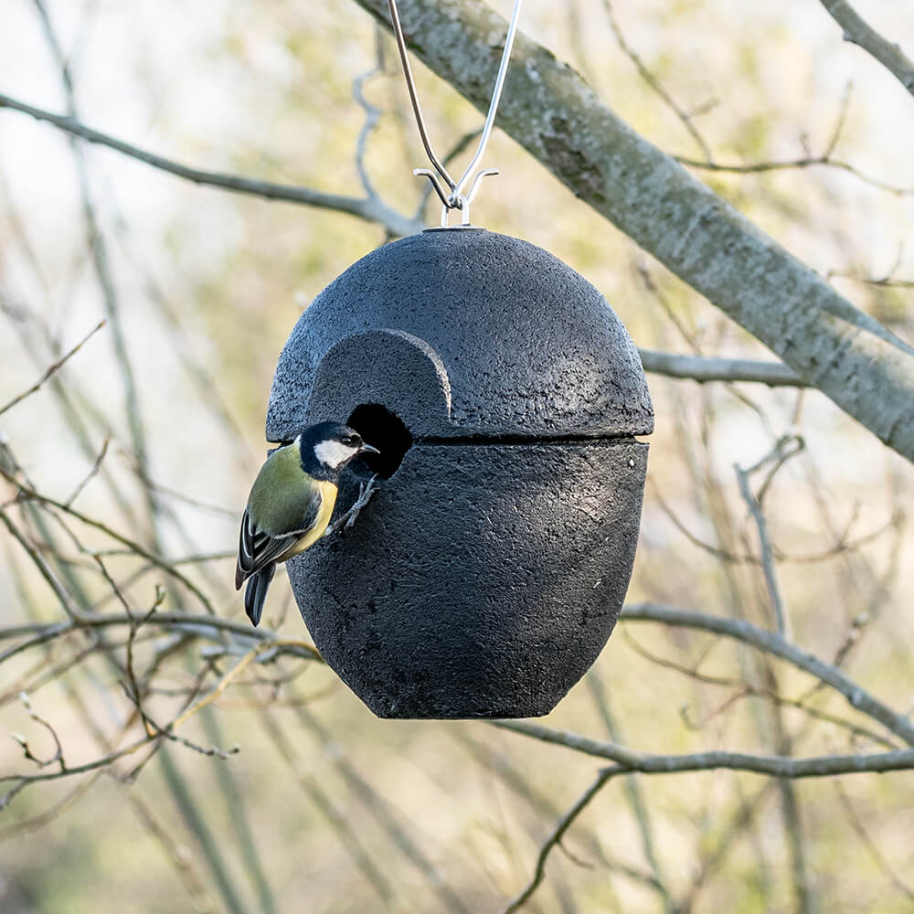 WoodStone® Malaga 32mm Hanging Nest Box (Black)