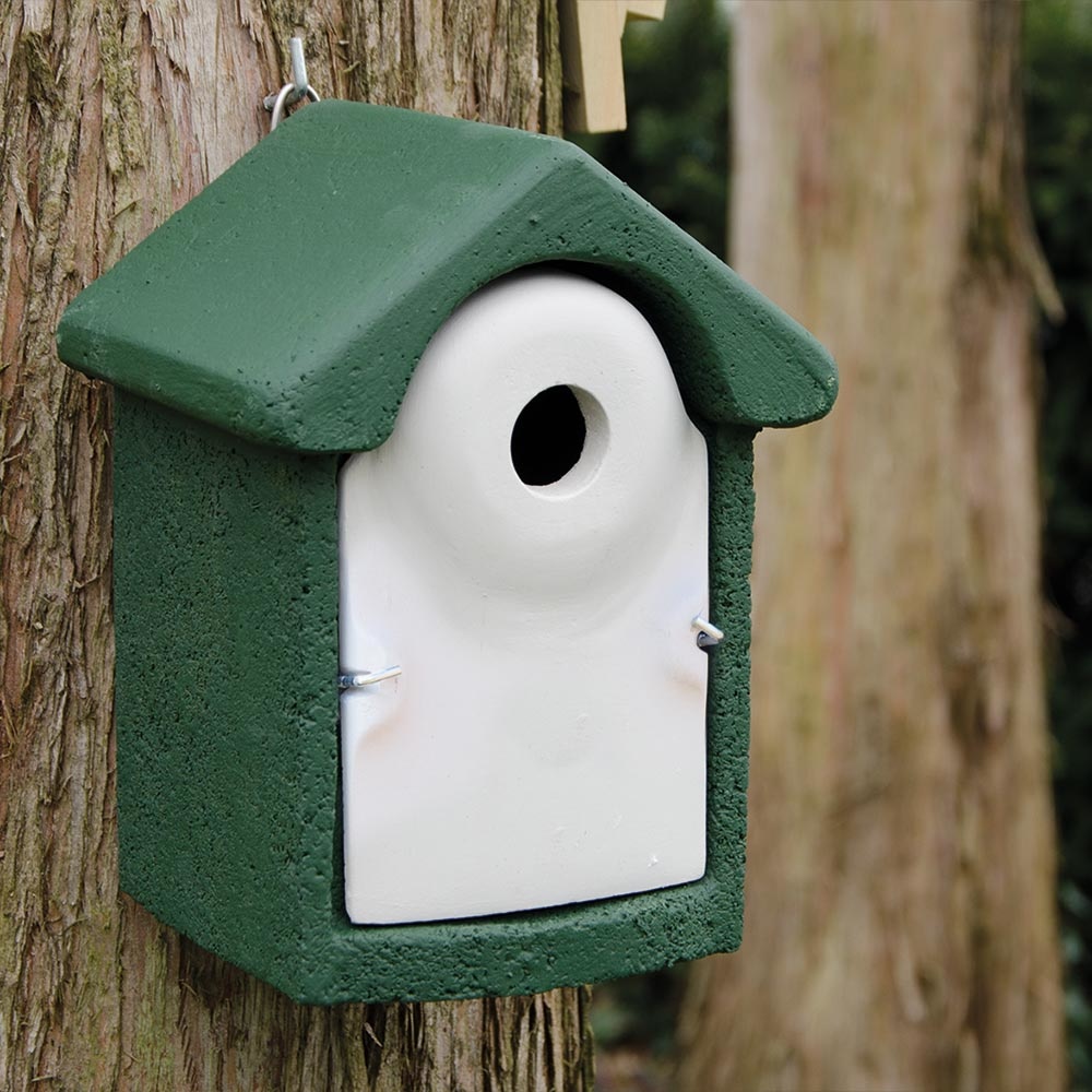 National Trust WoodStone® Green 32mm Nest Box