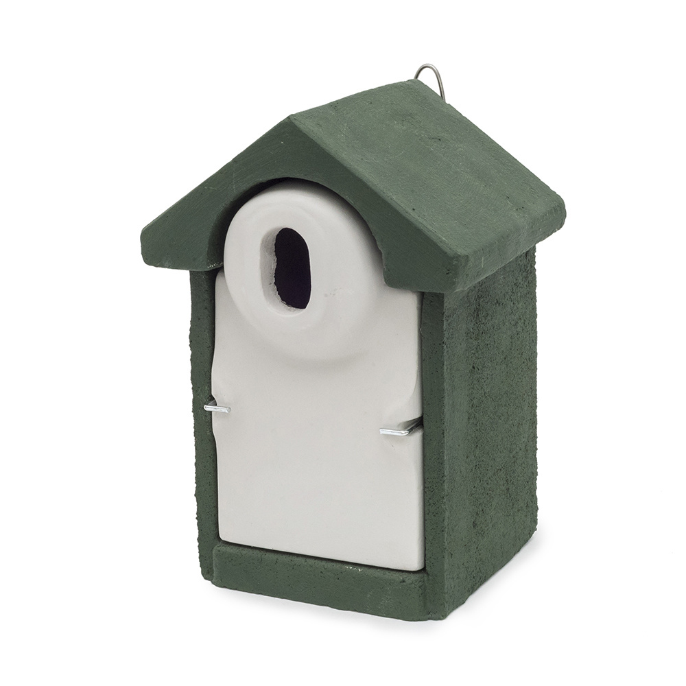 WoodStone® Seville 32mm Oval Hole Nest Box (Green)