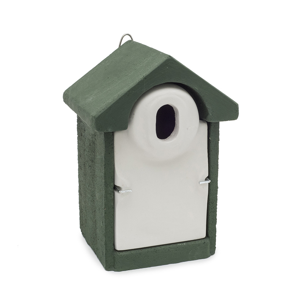 WoodStone® Seville 32mm Oval Hole Nest Box (Green)