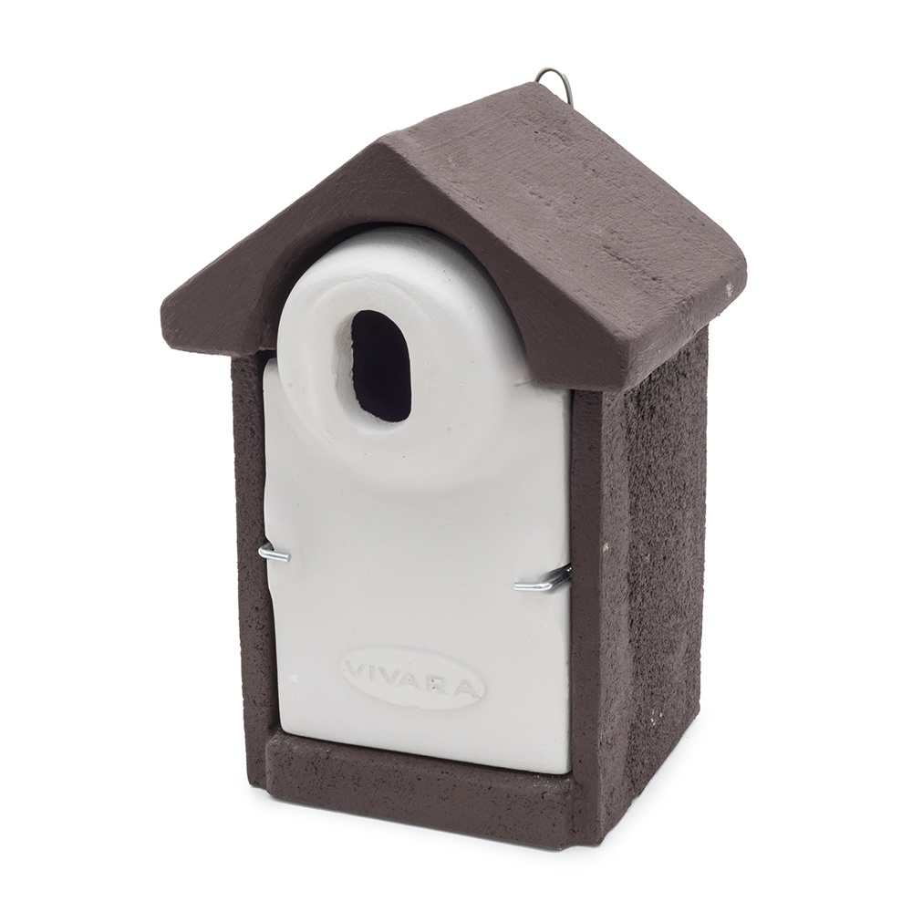 WoodStone® Seville 32mm Oval Hole Nest Box (Brown)