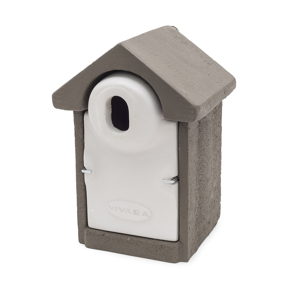 WoodStone® Seville 32mm Oval Hole Nest Box (Grey)