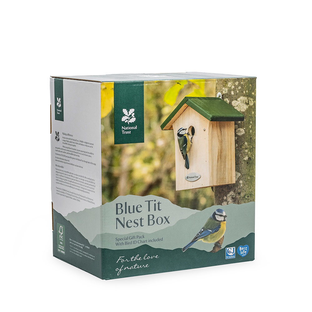 National Trust Blue Tit Nest Box 28mm Gift Set