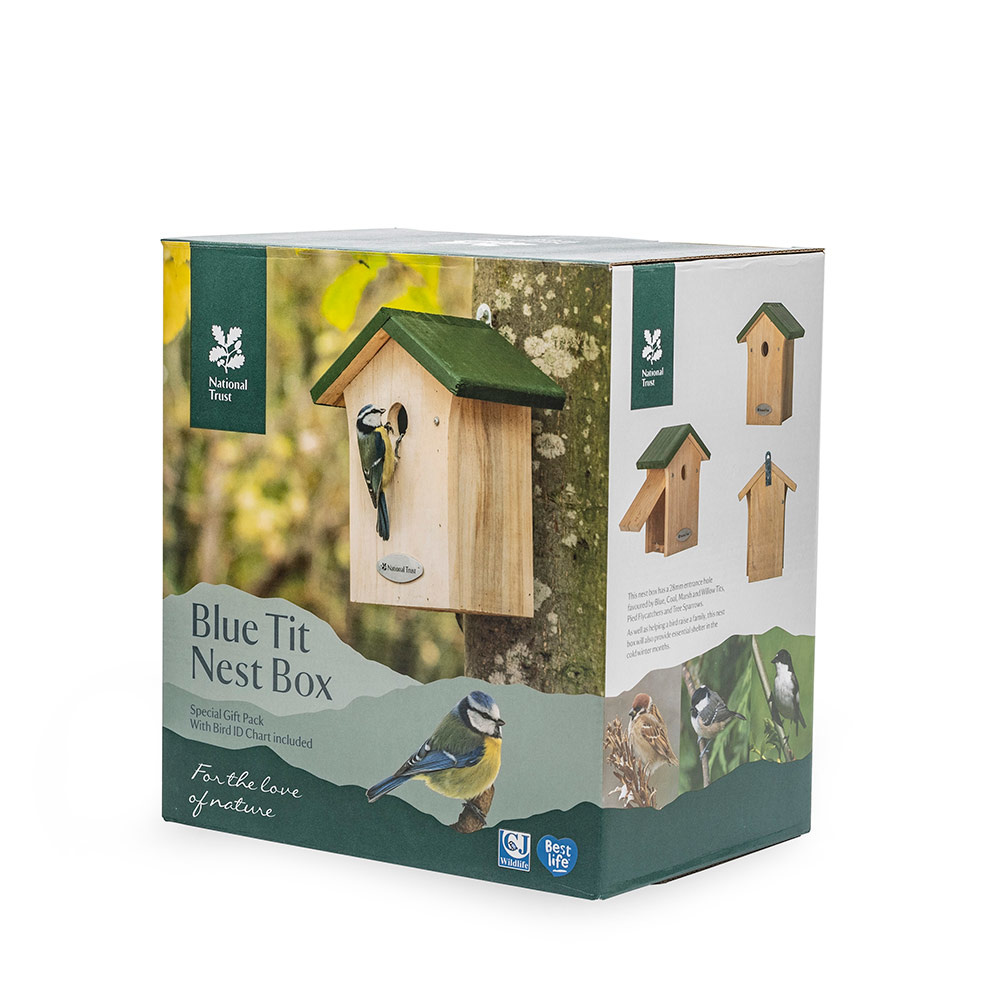 National Trust Blue Tit Nest Box 28mm Gift Set