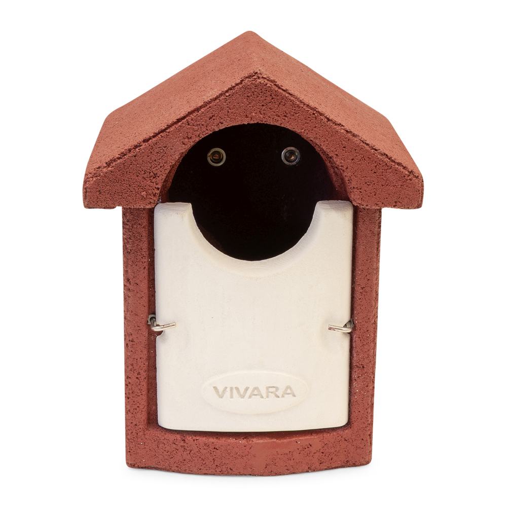 Nichoir ouvert Woodstone Barcelona - Rouge