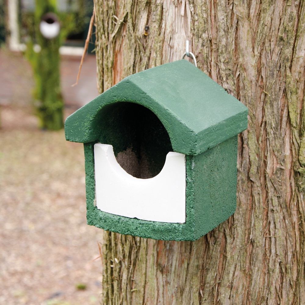 National Trust WoodStone® Green Open Nest Box 