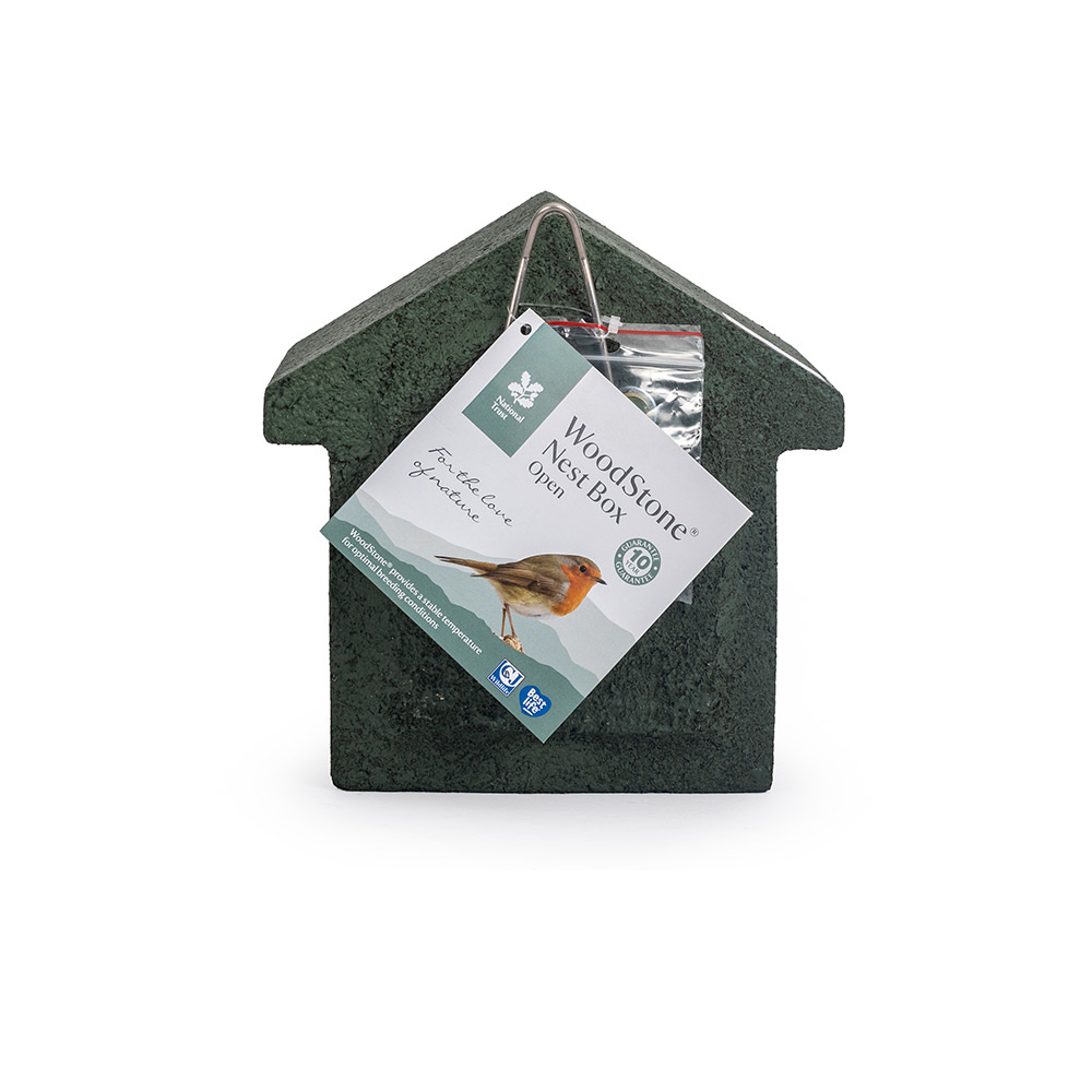 National Trust WoodStone® Green Open Nest Box 