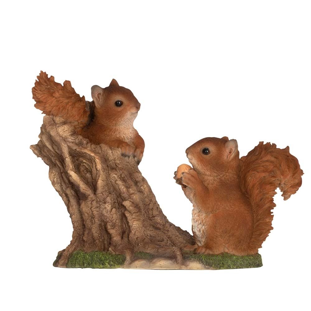 Statuette deux écureuils