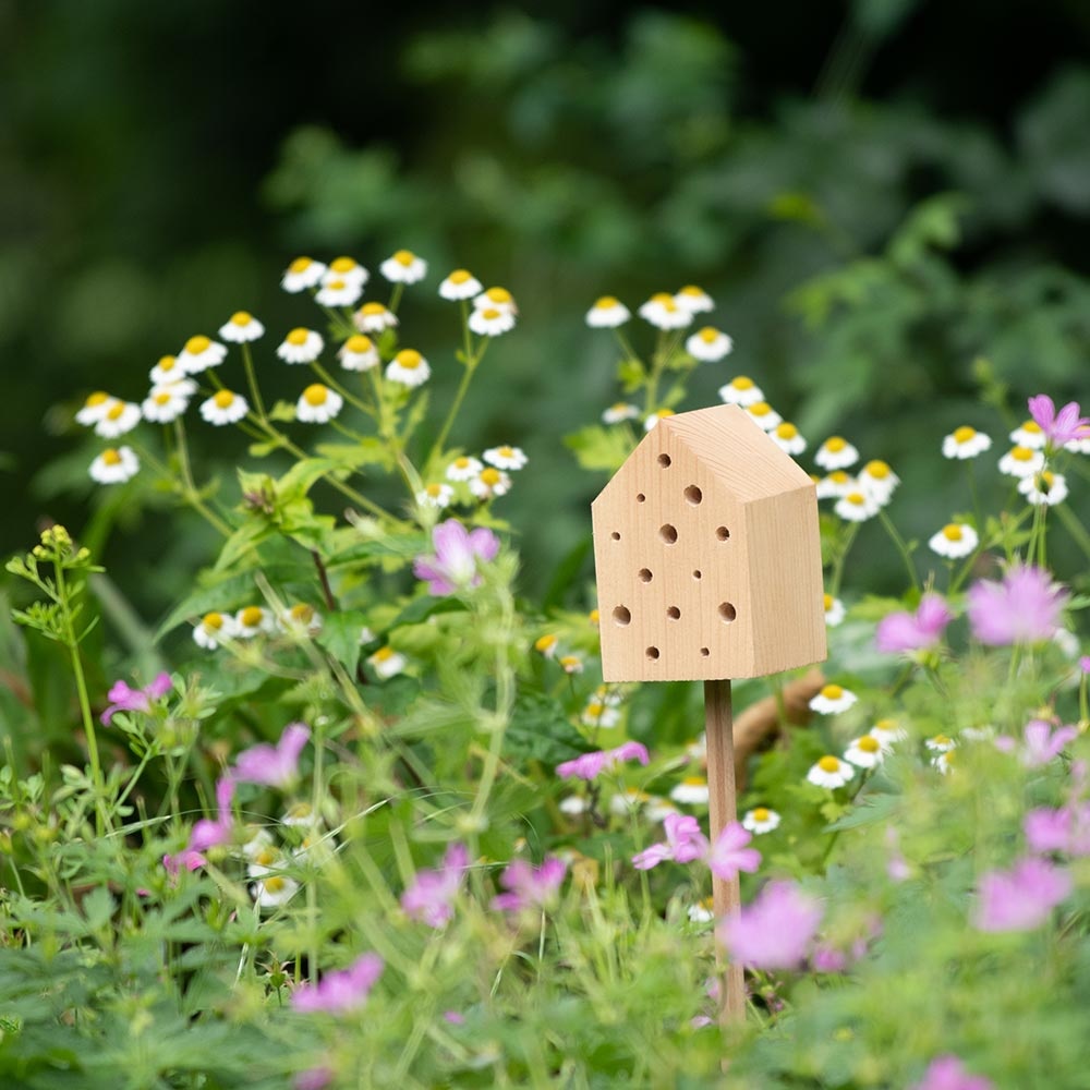 Cuba Mini Insect Houses on poles - 4 Pack