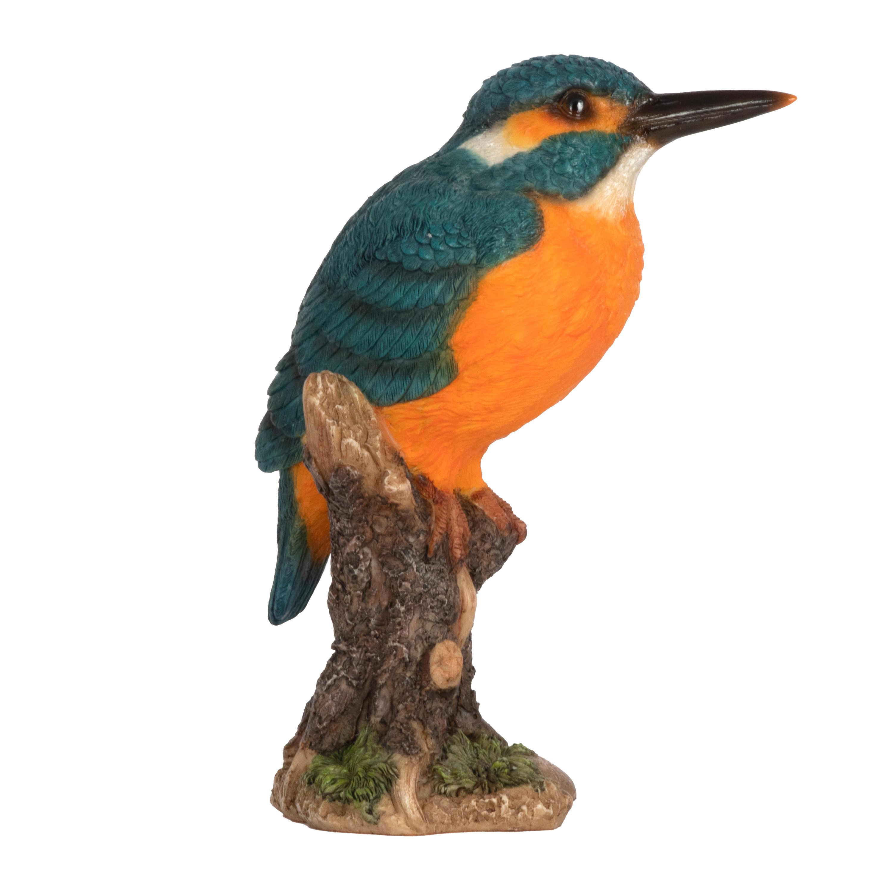 Eisvogel auf Stumpf (Polystone)
