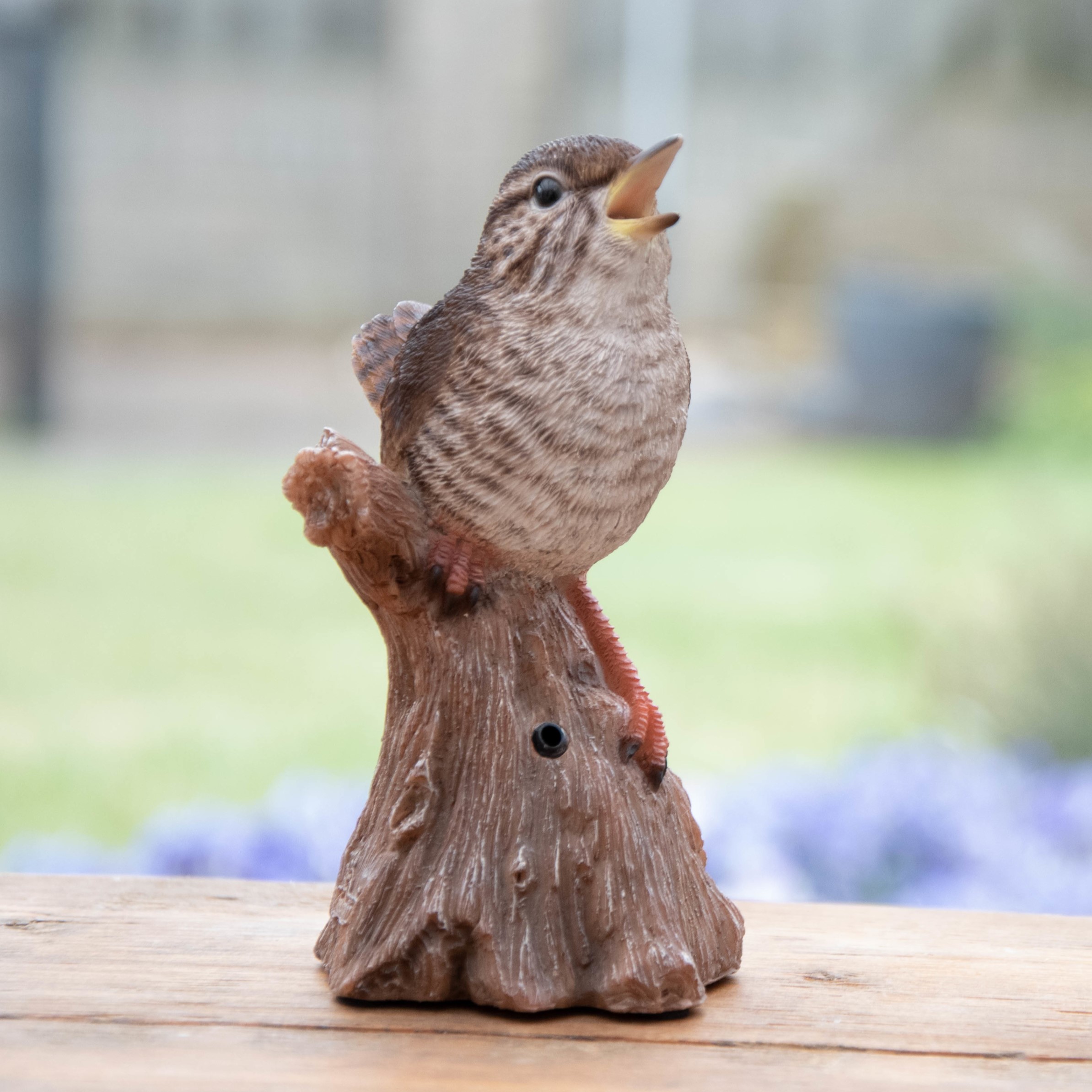 Winterkoning met geluid (Polystone)